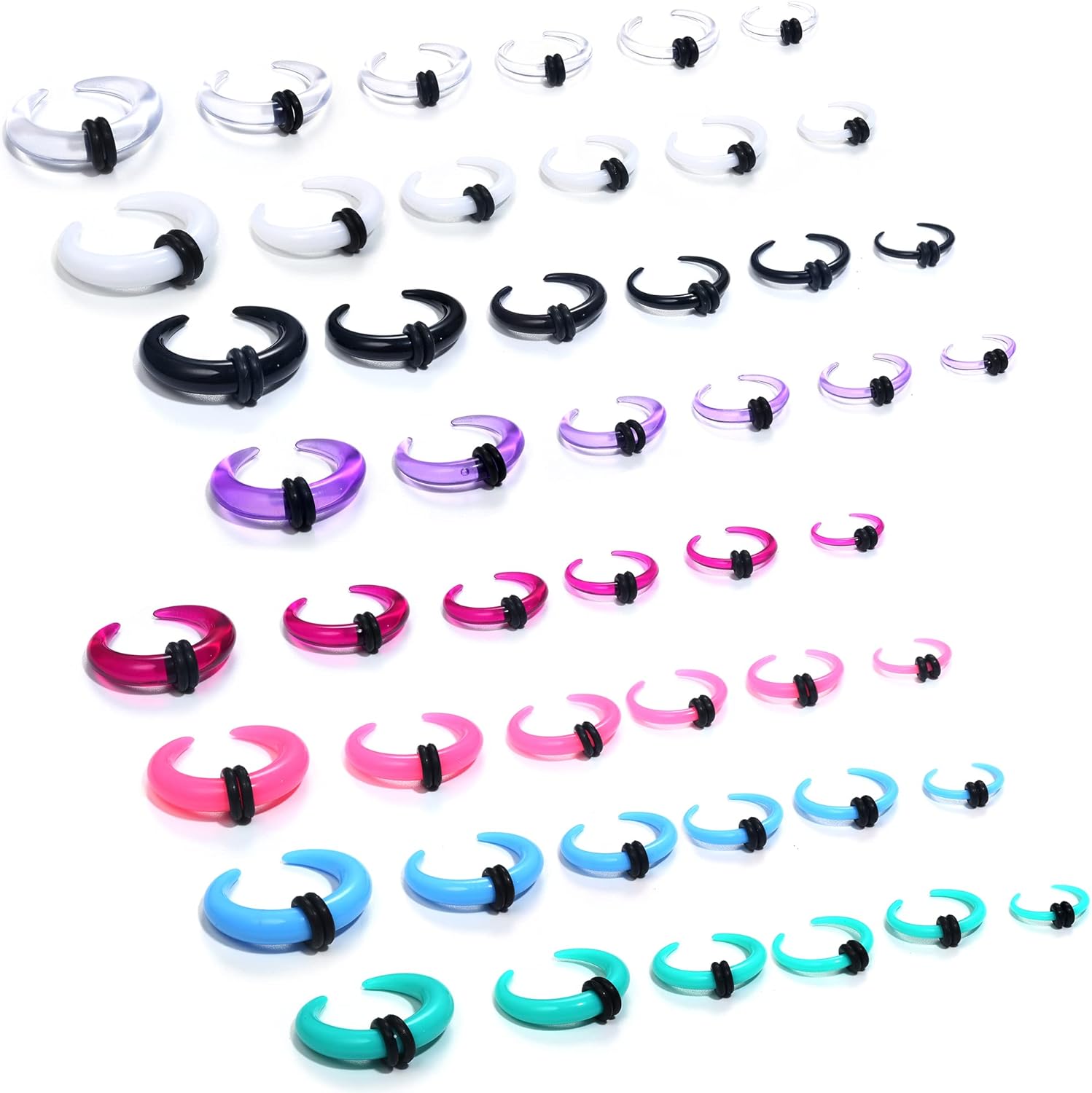 Florideco 4G-14G Acrylic Septu - Body Jewelry Ear Gauges review and price
