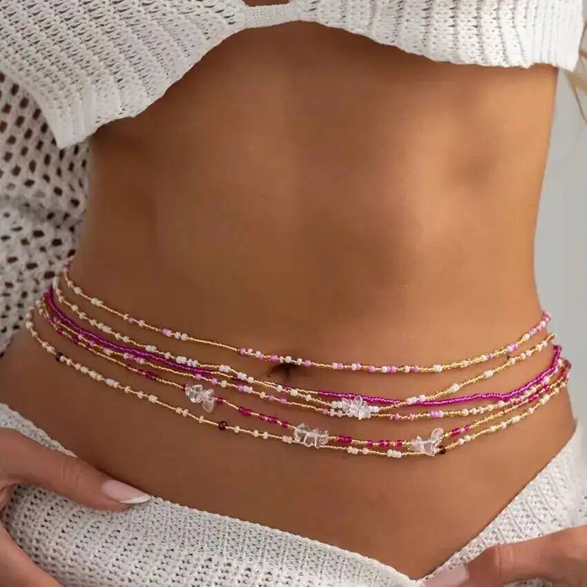 SHIXIN 6Pcs/Set Boho Colorful  - Body Jewelry For You review and price