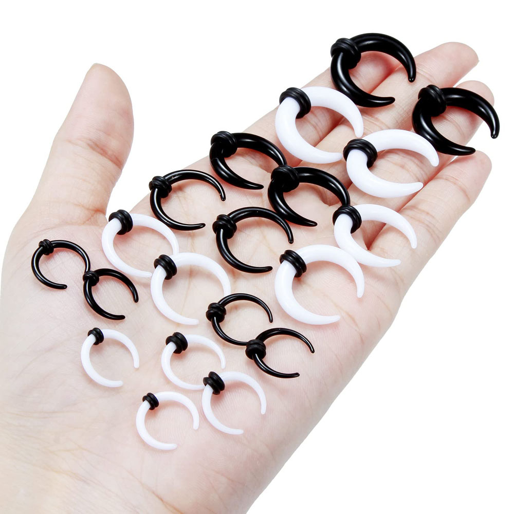 Large Septum Rings 14G 12G 8G  - Body Jewelry Ear Gauges review and price