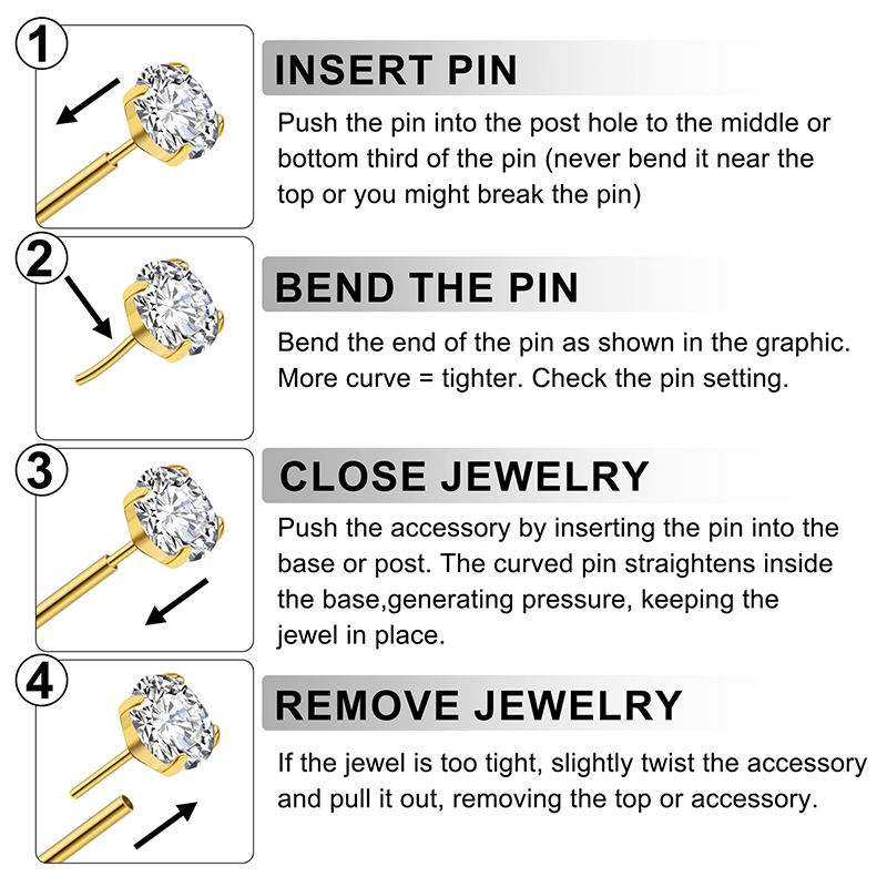 20G/18G/16G Surgical Stainless - Body Jewelry Nose Ring review and price